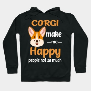 Corgi Make Me Happy (208) Hoodie